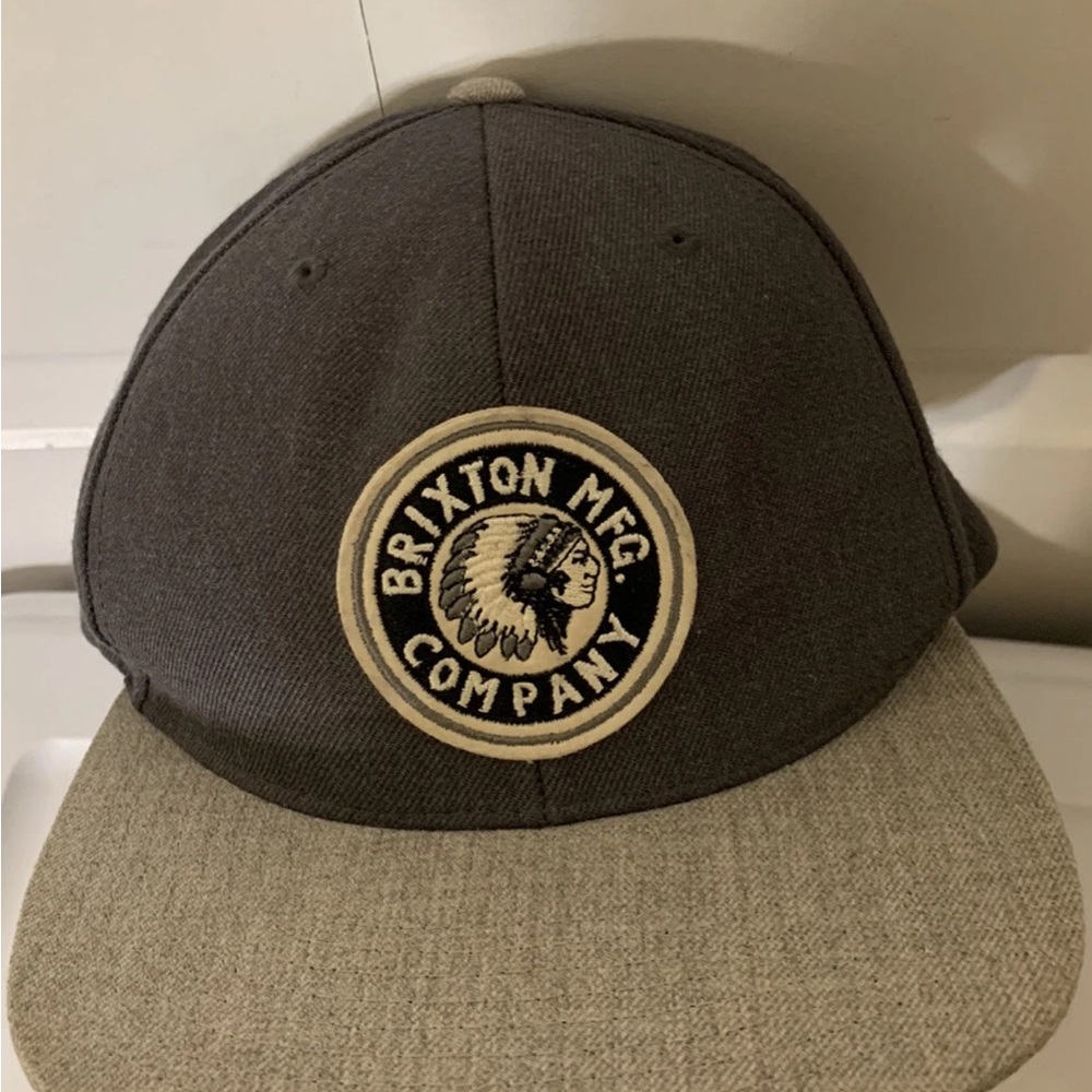 Brixton Charcoal and Beige‎ Hat